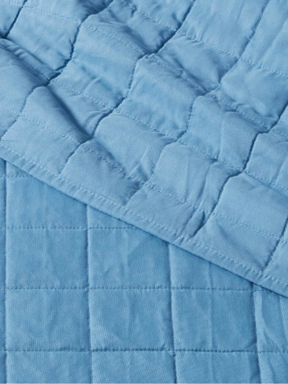 Twin Box Stitch Microfiber
Kids' Quilt Blue - Pillowfort - Picture 3 of 5